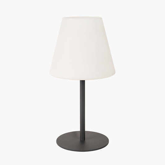 Grey Outdoor Table Lamp
