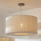 Patpong 50cm White Jute Non Elec Pendant