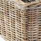 Tobs Grey Kubu Rattan Magazine Basket