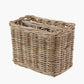 Tobs Grey Kubu Rattan Magazine Basket