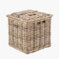 Tobs S/5 Grey Kubu Rattan Rectangular Storage Baskets