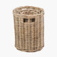 Tobs S/7 Grey Kubu Rattan Round Storage Baskets