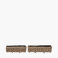 Tobs S/2 Indoor Outdoor Grey Kubu Rattan Basket Trough Planters