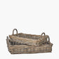 Tobs S/2 Grey Kubu Basket Trays