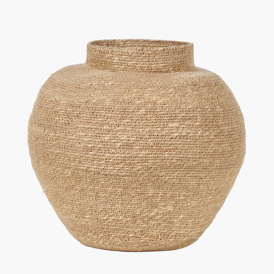 Seagrass Natural Urn Shaped Basket