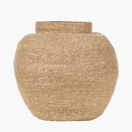 Seagrass Natural Urn Shaped Basket