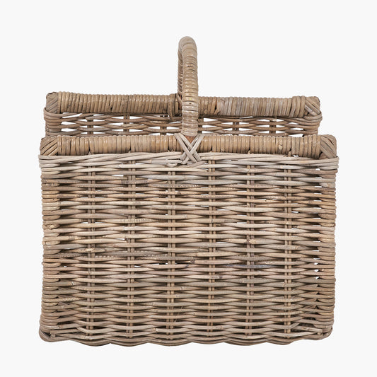 Tobs Grey Kubu Trug Basket