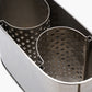 Silver Metal 2 Bottle Wine Holder
