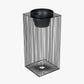 Black Metal Strut Planter Large
