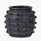 Black Bobble Fibrestone  Decorative Planter
