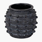 Black Bobble Fibrestone  Decorative Planter