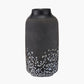 Etna Black and White Glass Vase