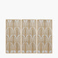 Gold Metal Rectangular Mirrored Wall Art