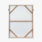 Blues Abstract Canvas with White Frame