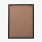 Natural and Black Canvas with Ovals Design and Black Frame