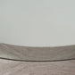 Grey Oak Wood Veneer Deep Edge Round Wall Mirror Large