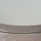Grey Oak Wood Veneer Deep Edge Round Wall Mirror Large