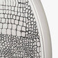 Antique Silver Metal Round Wall Mirror