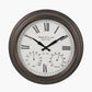 Antique Bronze Effect Indoor Outdoor Wall Clock
