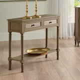Ashwell Taupe Pine Wood Console Table K/D