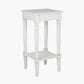 Heritage Elizabeth White Pine Wood Accent Table