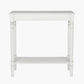 Heritage Elizabeth White Pine Wood Console Table