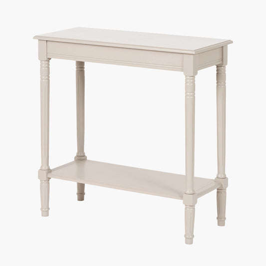 Heritage Putty Pine Wood Console Table