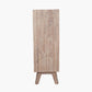 Kalmar Sand Wash Acacia Wood 4 Drawer Tall Boy