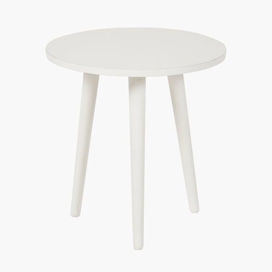 Croft Linen Pine Wood Side Table