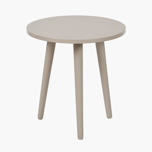 Devonshire Putty Pine Wood Side Table