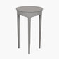 Naha Dark Grey Pine Wood Round Occasional Table