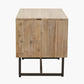 Marca Sand Wash Acacia Wood 1 Drawer 1 Shelf Unit