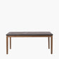 Gio Black and Natural Acacia Wood Dining Table