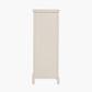 Croft Linen Pine Wood 5 Drawer Tall Unit