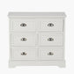 Croft Linen Pine Wood 6 Drawer Unit
