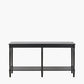 Heritage Black Pine Wood Large Console Table