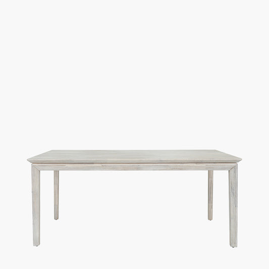 Gio White Sand Acacia Wood Dining Table