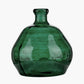 Sea Green Organic Shaped Recycled Glass Vase