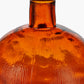 Orange Round Recycled Glass Vase