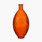 Orange Tall Recycled Glass Vase