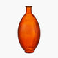 Orange Tall Recycled Glass Vase