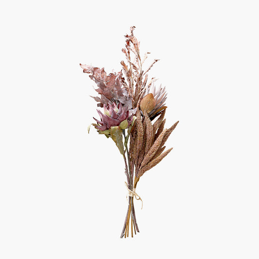 Mulberry Brown Dried Flower Bunch