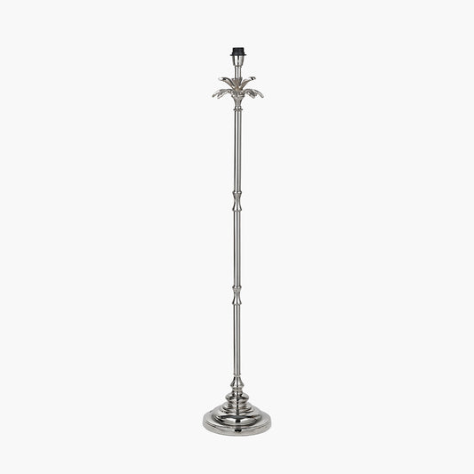 Trafalgar Nickel Metal Palm Tree Floor Lamp Base