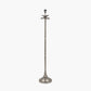 Trafalgar Nickel Metal Palm Tree Floor Lamp Base