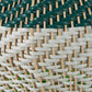 Brera Rattan Small Table Lamp Emerald