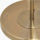 Sesvenna Antique Brass Metal Stick Floor Lamp Base with Savoie 40cm Pleated Shade Emerald
