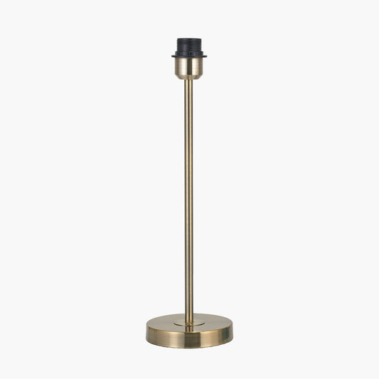 Sesvenna Antique Brass Metal Stick Table Lamp Base