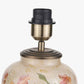Classic Rose Small Glass Table Lamp Base