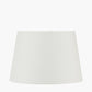 Butterflies Small Glass Table Lamp Base with Adelaide 30cm Ivory Tapered Cotton Mix Lampshade