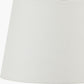 Butterflies Small Glass Table Lamp Base with Adelaide 30cm Ivory Tapered Cotton Mix Lampshade